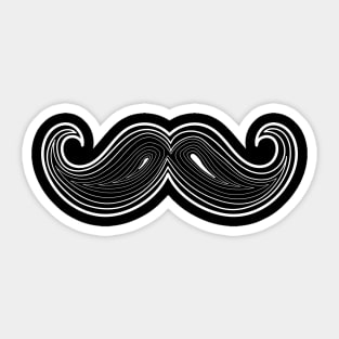 mustache Sticker